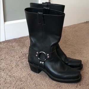 Frye Ladies Motorcycle Boots Size 9